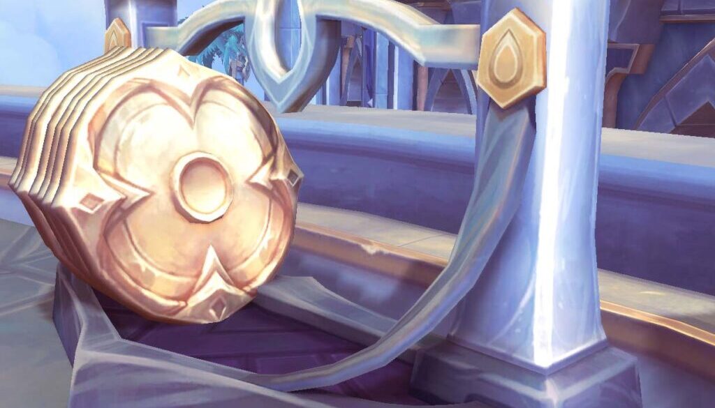 Gold shields in Warcraft